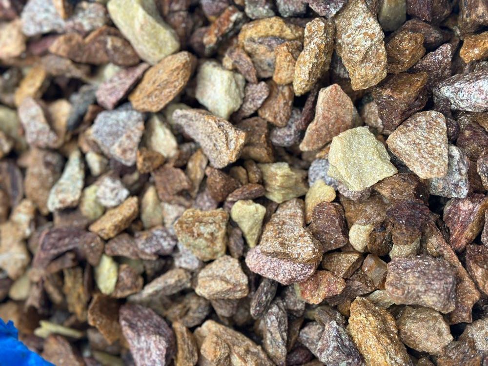 Златолит персиковый декоративная каменная крошка купить в Новосибирске