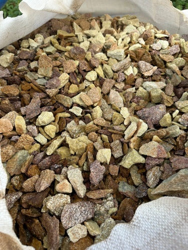 Златолит персиковый декоративная каменная крошка купить в Новосибирске