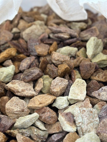 Златолит персиковый декоративная каменная крошка купить в Новосибирске