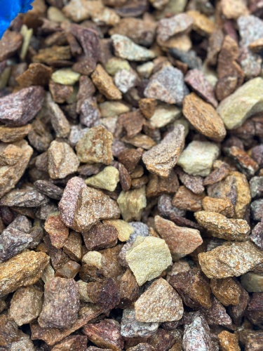 Златолит персиковый декоративная каменная крошка купить в Новосибирске