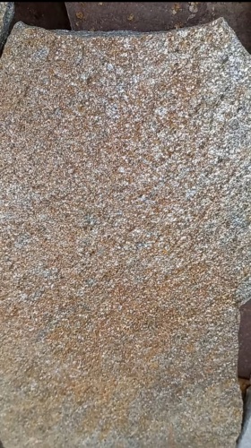 Плитняк златолит серебристый для цоколя, отмостки купить в Новосибирске