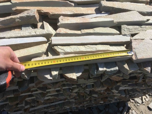 Горбушка златолит золотистый для облицовки купить в Новосибирске