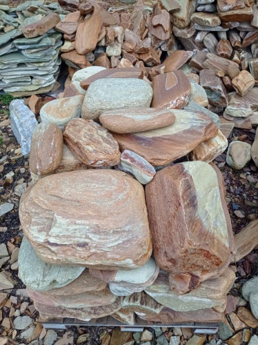 Златолит жёлтый, жёлто-зелёный глыбки и валуны для ланшафтного дизайна купить в Новосибирске