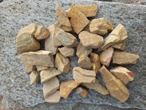 Златолит жёлтый декоративная каменная крошка купить в Новосибирске